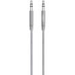 belkin av10164bt04 gry premium mixit metallic aux cable 35mm 12m grey photo