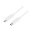 logilink cu0131 usb c 31 to usb c 31 gen2 cable 1m white photo
