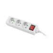 lanberg 3 sockets french with circuit breaker qual photo