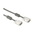 hama 45077 dvi dual link cable ferrite core double shielded 18m photo
