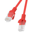 lanberg patchcord cat5e 025m red 10 pack photo