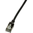 logilink cq9033s patch cable cat6a stp tpe slimline 1m black photo