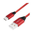logilink cu0148 usb 20 cable usb a male to usb c male 1m red photo