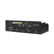 logilink ua0341 525 multifunction front panel with 6 way card reader photo