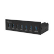 logilink ua0342 usb 30 hub 7 port 525 internal with fast charging port photo