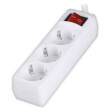 sonora psw301 power strip with 3 sockets on off sw photo