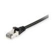 equip 605597 patch cable cat6 s ftp hf 050m black photo