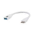 savio cl 87 adapter usb 30 otg af micro bm white photo