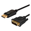 savio cl 122 displayport m dvi m cable 3m black photo