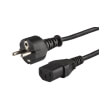 savio cl 89 schuko m power cable iec c13 12m black photo