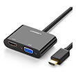 ugreen hdmi to vga hdmi converter w audio cm101 black 40744 photo