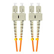 lanberg fiber optic patchcord mm sc upc sc upc duplex lszh om2 50 125 30mm 5m orange photo