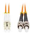 lanberg fiber optic patchcord mm st upc lc upc duplex lszh om2 50 125 30mm 10m orange photo