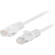 lanberg patchcord cat5e 2m white fluke passed 10 pack photo
