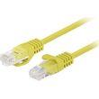 lanberg patchcord cat6 025m yellow fluke passed 10 pack photo