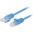 lanberg patchcord cat6 05m blue fluke passed 10 pack photo