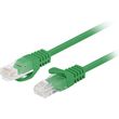 lanberg patchcord cat6 15m green fluke passed 10 pack photo