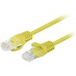 lanberg patchcord cat6 15m yellow fluke passed 10 pack photo