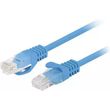 lanberg patchcord cat6 1m blue fluke passed 10 pack photo