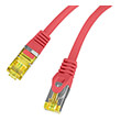 lanberg patchcord cat6a lszh cu 1m red fluke passed photo