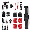 nedis acmk01 action camera mount kit 7 mounts included travel case photo