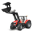 bruder massey ferguson 7624 with front loader photo