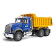 bruder mack granite truck with tipping body photo
