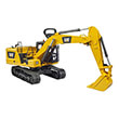 bruder cat shovel excavator yellow black photo