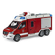 bruder mercedes benz sprinter fire brigade vehicle including light sound module photo
