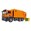 bruder man tgs garbage truck photo