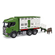 bruder scania super 560r animal transport truck incl 1 cattle photo
