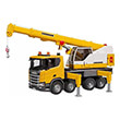 bruder scania super 560r liebherr crane truck with light sound module photo