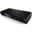 raidsonic icy box ib dk2241ac multi docking station hub for notebooks and pc photo