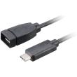 akasa ak cbub30 15bk usb 31 type c type a adapter cable 15cm photo