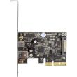 silverstone sst ecu03 2 port usb31 gen2 card pcie photo