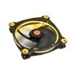 thermaltake riing 14 led fan yellow 140mm photo