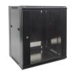 intellinet 711883 19 12u 570x600mm wall mounted cabinet flatpack black photo