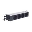 intellinet 714020 10 1u rackmount 4 way power strip german type photo
