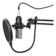 media tech studio and streaming microphone kit mt397s silver photo
