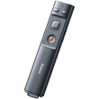 baseus orange dot wireless presenter grey photo