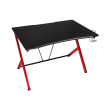 nitro concepts d12 gaming desk black red photo