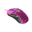 gaming mouse xtrfy m4 pink rgb photo
