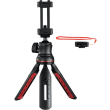 hama 04635 solid ii 21b table tripod with brs2 bluetooth remote trigger photo
