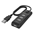 hama 200118 usb 4 port on off 20 hub 1 4 photo