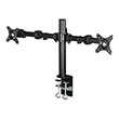 hama 118494 monitor holder 2 monitors height adjustable swivel tilt 13 35 photo