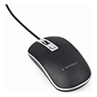 gembird mus 4b 06 bs optical mouse usb black silver photo