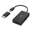 hama 200125 usb otg hub card reader 3 ports usb photo