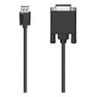 hama 200713 video cable displayport plug dvi plug ultra hd 4k 150 m photo