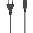 hama 200732 mains cable euro plug 2 pin socket double groove 15 m photo