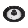 hama 111544 xavax universal lid with steam vent for pots and pans 16 18 20 cm glass photo